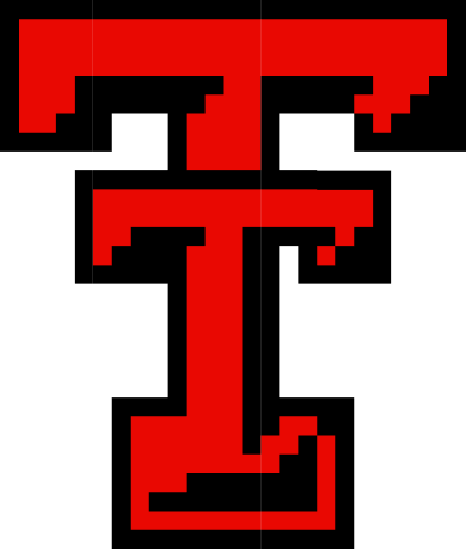 Pixel art TTU logo.